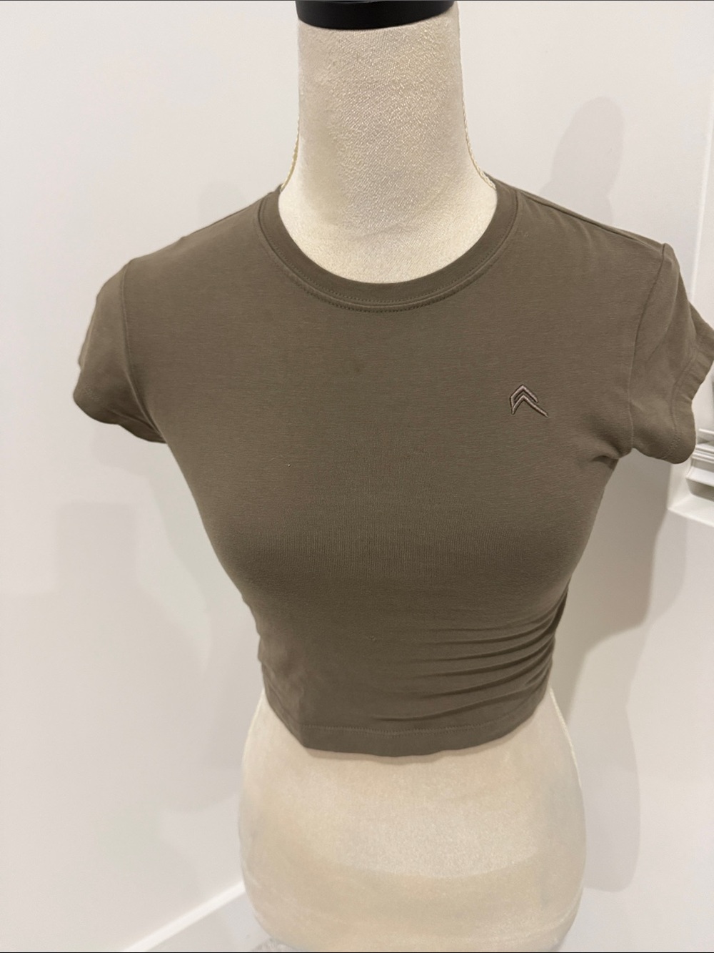 Oner Active Olive Green Cropped Tee